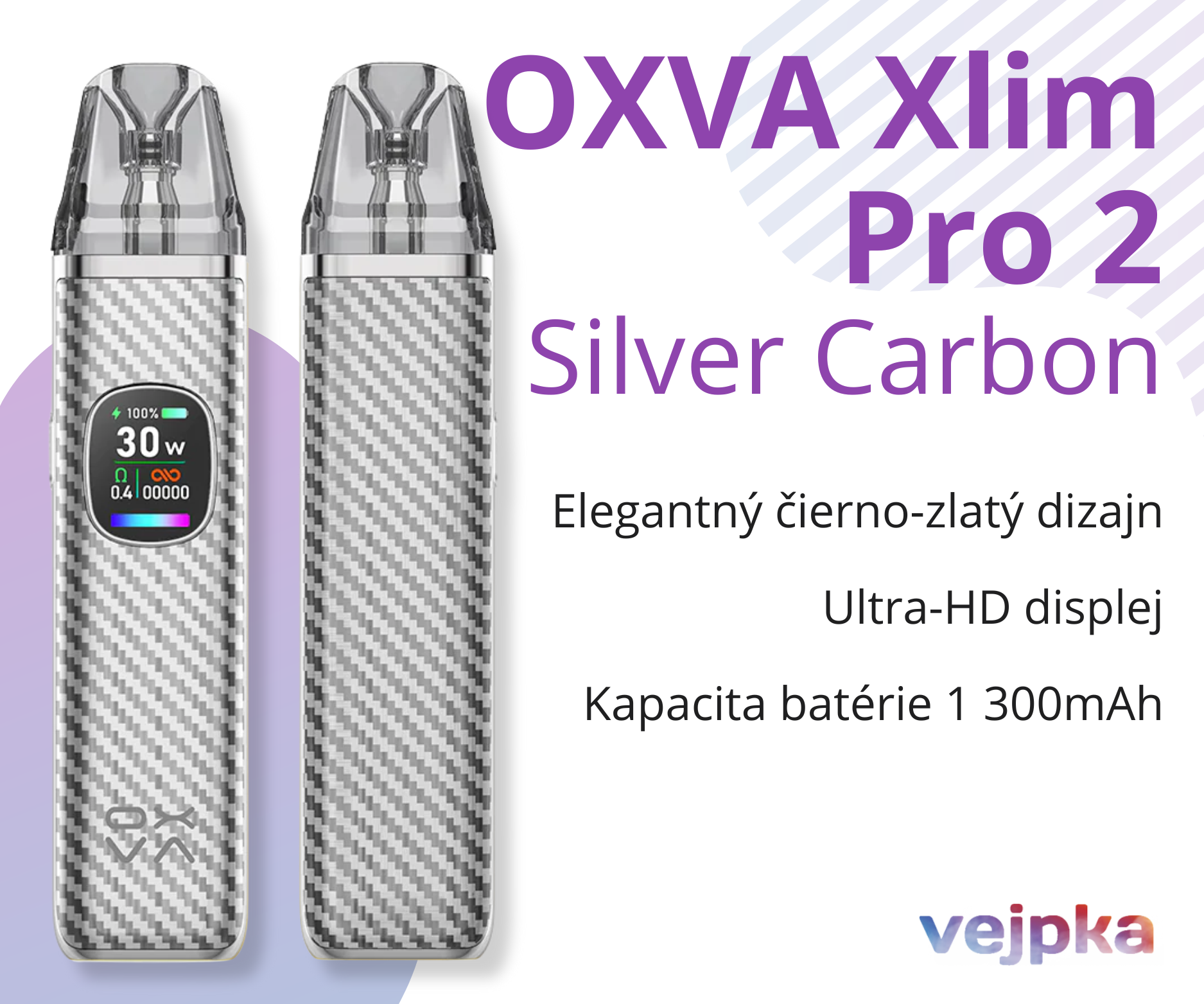 OXVA Xlim Pro 2 - Carbon Black úvodná foto (9)